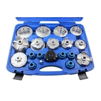 Set capace aluminiu pentru filtre ulei 19 piese