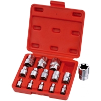 Set tubulare profil E 1/4" 3/8" 1/2"