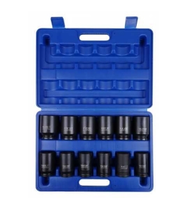 Set tubulare lungi impact 24-41mm 3/4" 12 piese