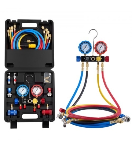 Set cuple cu manometre verificare sistem clima R1234YF R134A