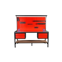 Banc de lucru cu panouri, sertare si iluminare Led