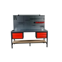 Banc de lucru cu panouri, sertare si iluminare Led