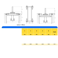 Cric de canal hidraulic 16T