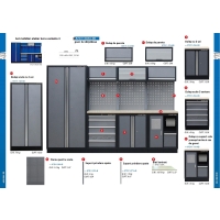 Set mobilier atelier lucru King Tony varianta 2