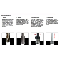 Set scule reparat filete M8x1,25mm