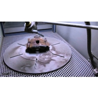 Cabina de sablat profesionala cu presiune si sistem de aspirare a prafului 1400x1000x700mm