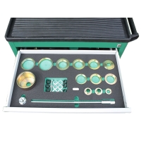 Dulap echipat cu scule profesionale pentru demontat rulment si butuc roata 