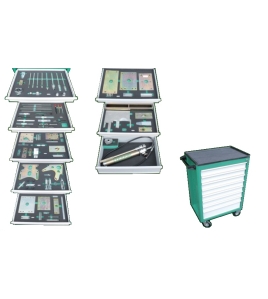 Dulap echipat cu scule profesionale pentru extras injectoare